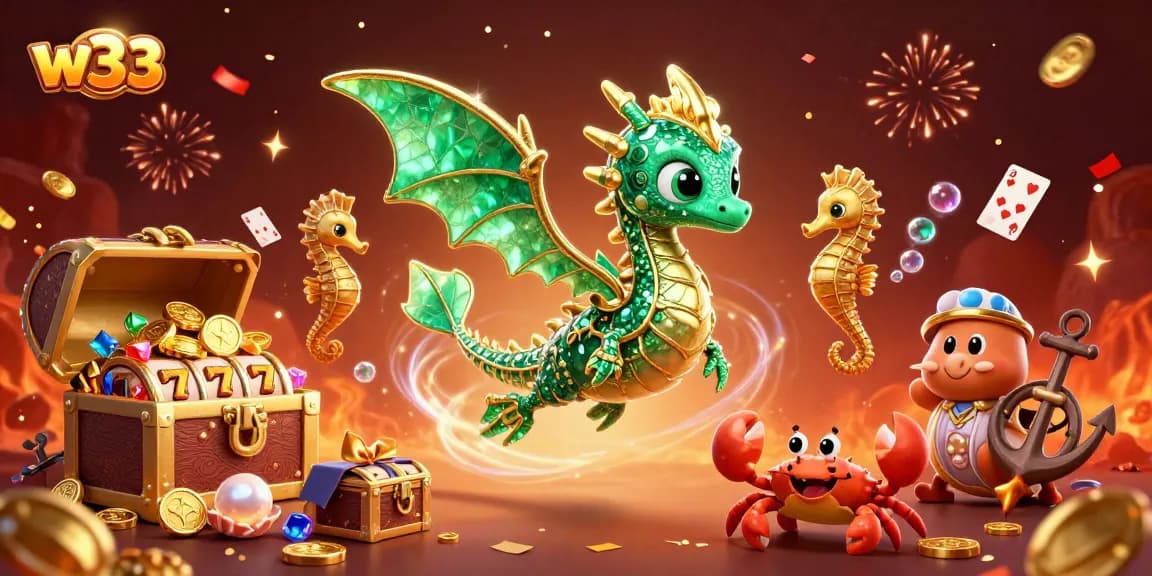 Win big at w33 while enjoying vibrant casino-themed underwater adventures.