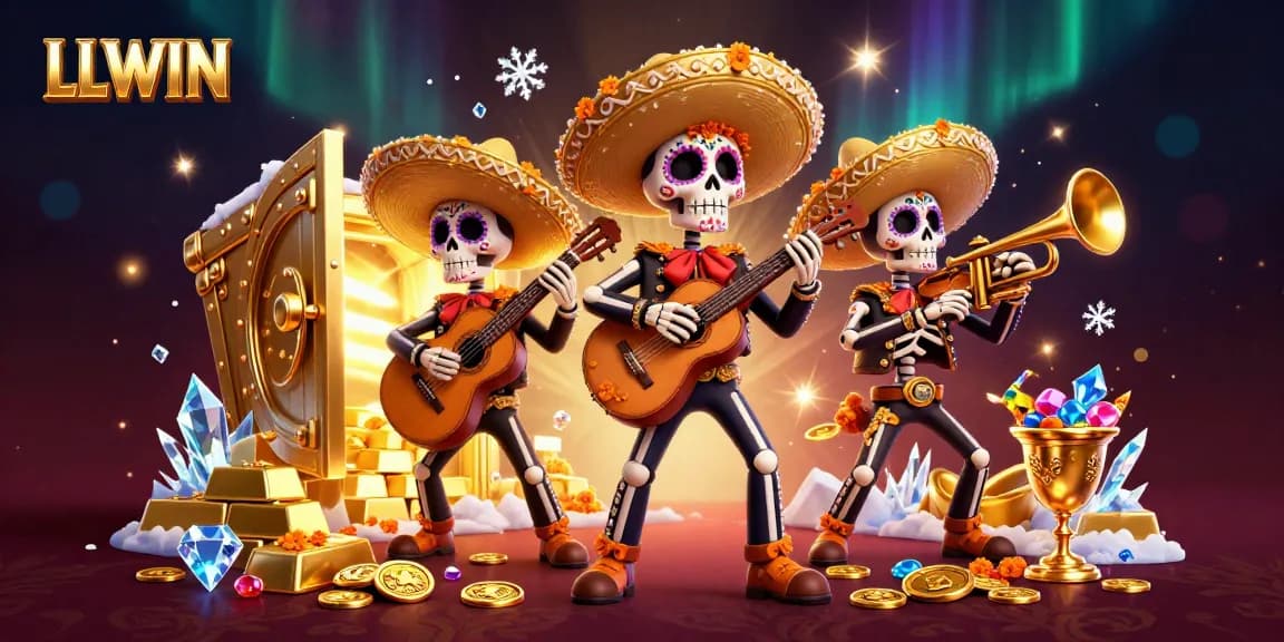 LLWIN offers an exciting 3D casino experience with vibrant characters and treasures