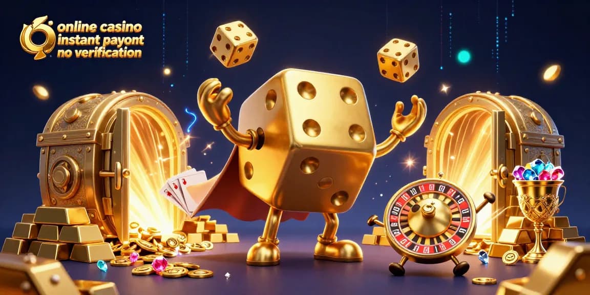 Play at an online casino for instant payout without verification required, with exciting gaming visuals.