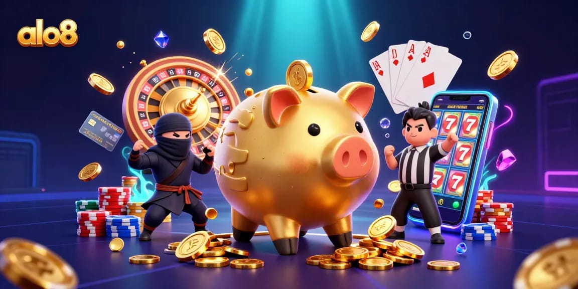 Experience the thrilling world of alo8 at the casino with dynamic characters and games.