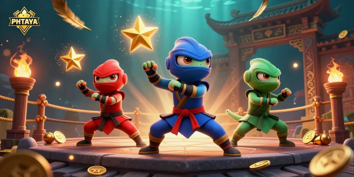 PHTAYA offers thrilling betting experiences with ninja chameleons amidst dynamic casino elements.