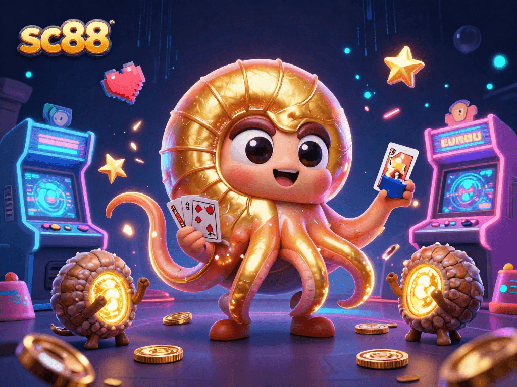 Engage with sc88's thrilling casino adventure featuring a giant nautilus roulette wheel