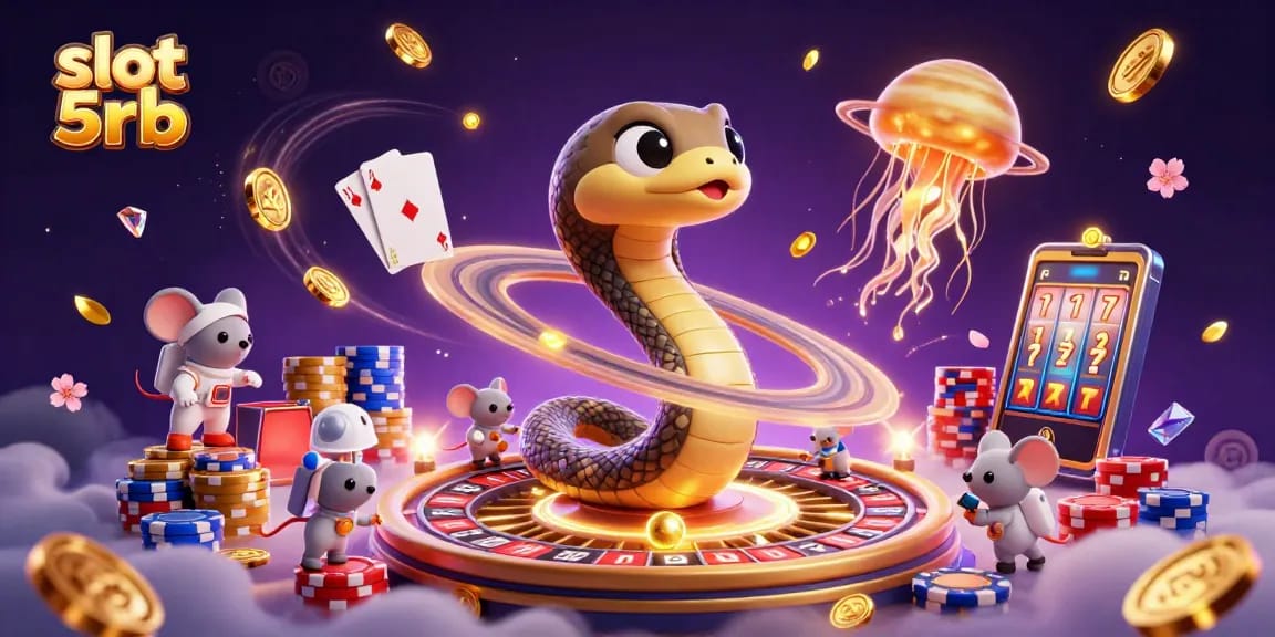 Win big with slot 5rb as whimsical astronauts bet on cosmic slot reels.
