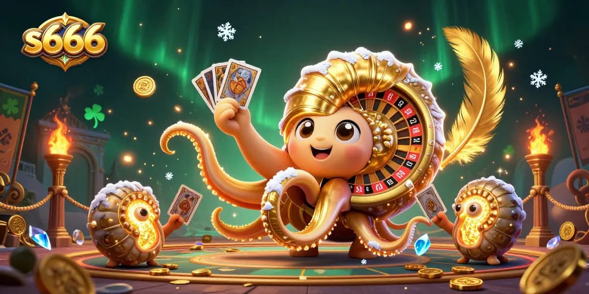Experience high-stakes action at s666 with a dazzling 3D nautilus roulette, cards, and glowing treasures.