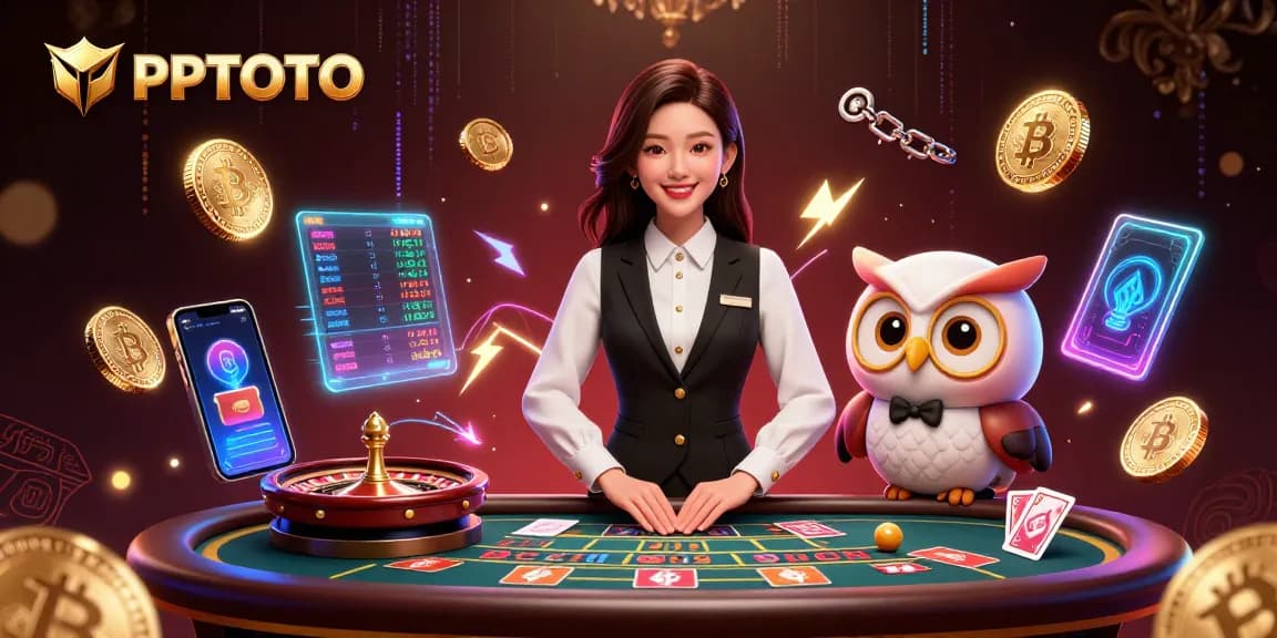 Terlibat dengan suasana kasino PPTOTO yang meriah, menampilkan dealer terampil dan elemen permainan yang dinamis.
