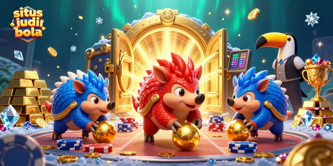 Menangkan situs judi bola dengan pangolin bersaing di arena kasino yang penuh kilauan!