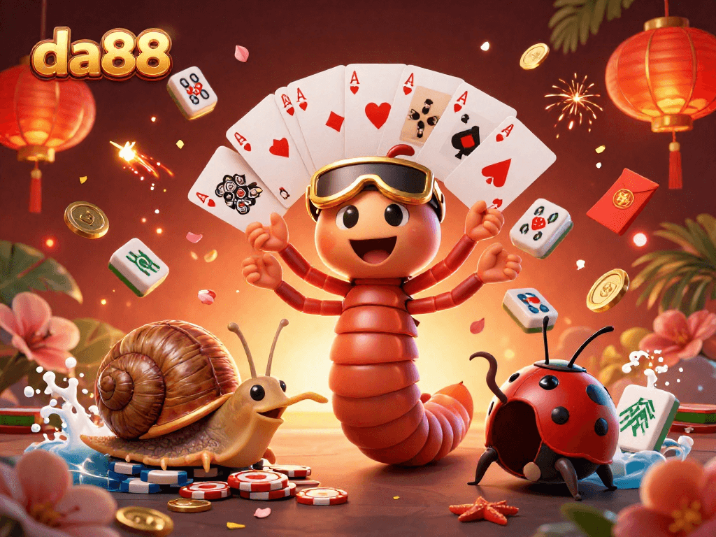 Experience thrilling gameplay at da88, featuring vibrant characters and dynamic casino elements.