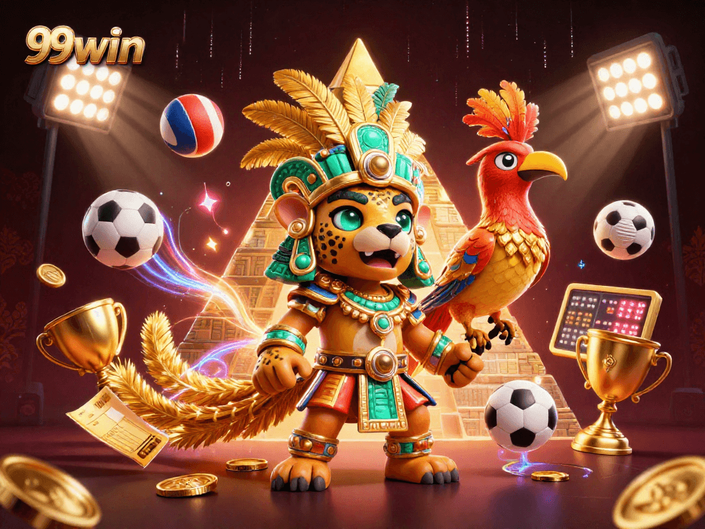 Bet on 99win with thrilling sports action and vibrant visuals in an engaging casino atmosphere.