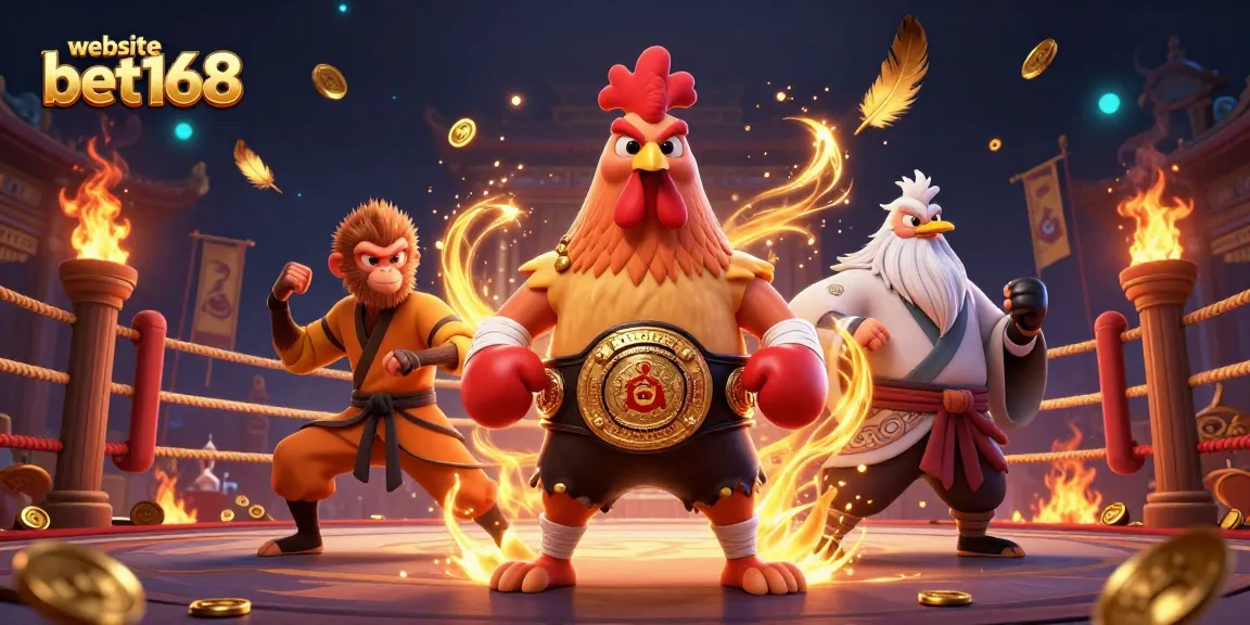 Experience thrilling gaming at website bet168 with vibrant characters and casino elements