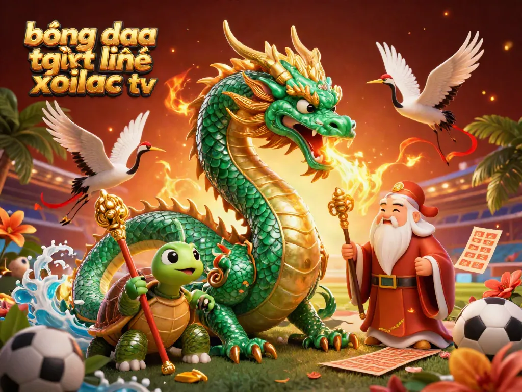 Experience thrilling bóng đá trực tuyến xoilac tv with vibrant dragon and betting atmosphere.