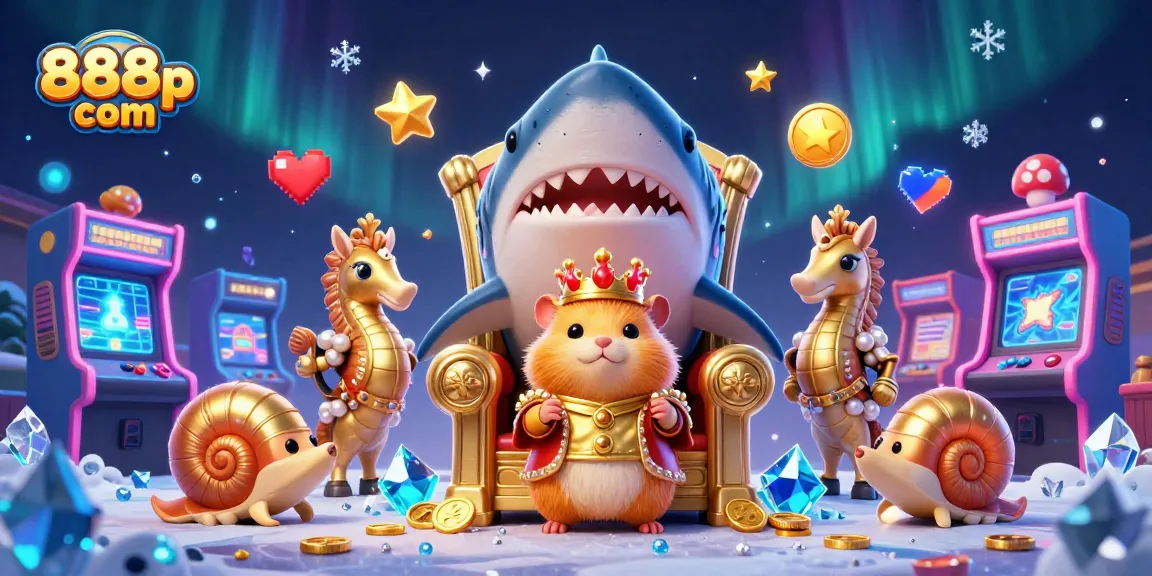 Experience excitement at 888p com with this vibrant 3D casino scene featuring unique characters and engaging gaming elements.