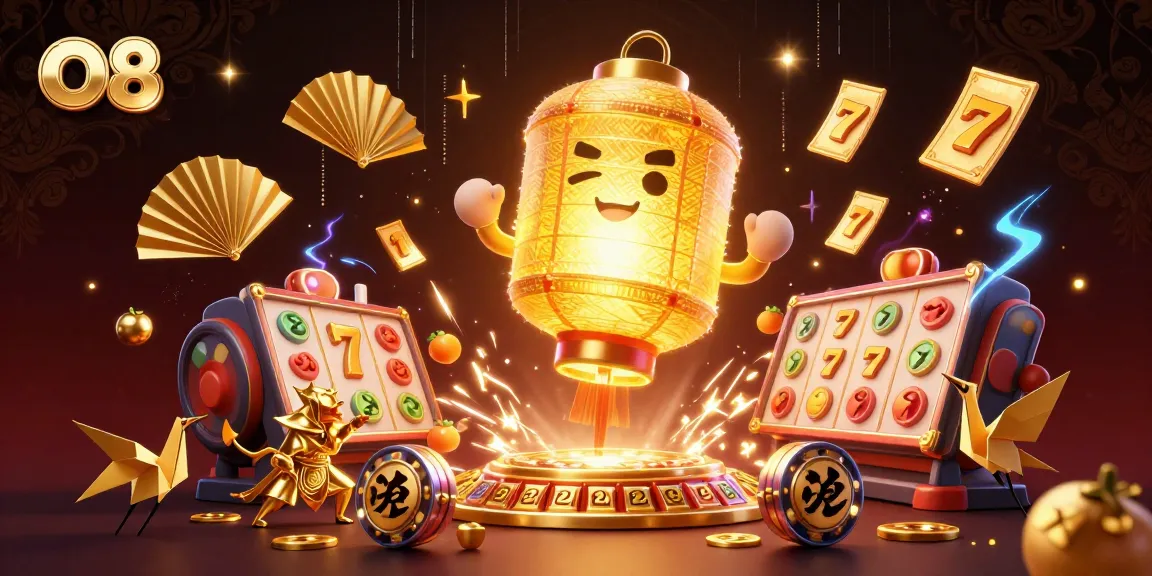 O8 transforms the casino experience with vibrant lantern spirits and dynamic slot reels, creating winning moments.