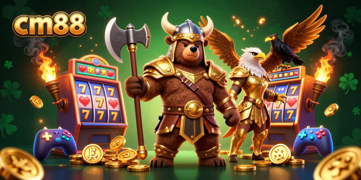 Spin the reels at cm88 with vibrant characters in a dynamic casino setting.