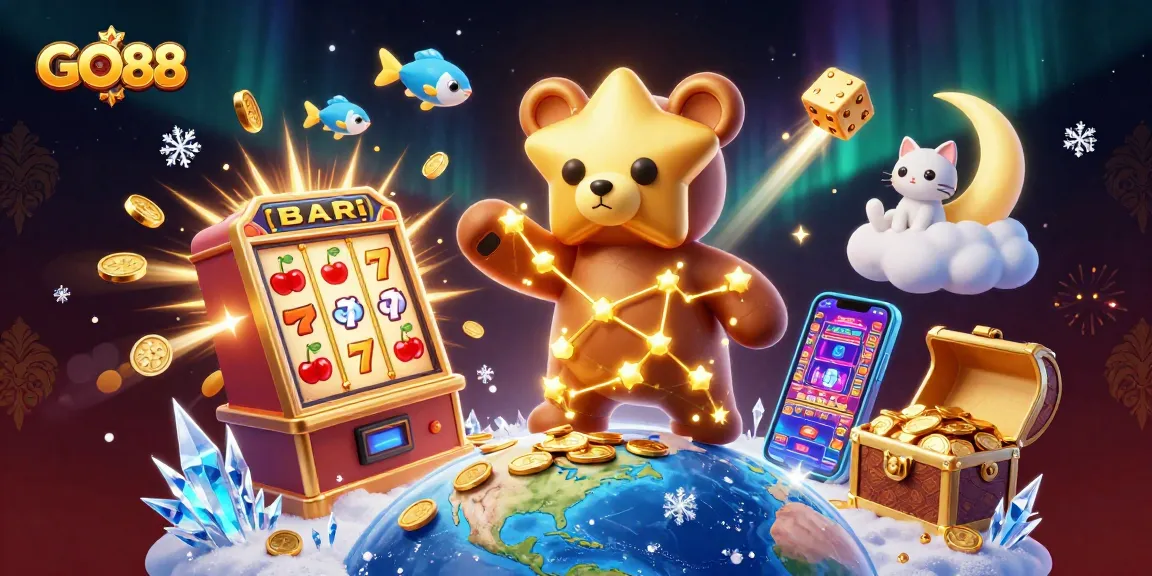 Engage with GO88 through an exciting casino experience filled with vibrant characters and jackpot action.