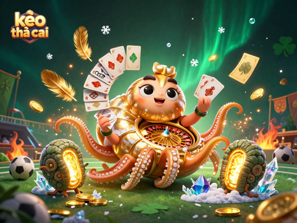 Enhance your gaming tactics with kèo nhà cái, featuring an ancient nautilus roulette wheel and dynamic sports elements.