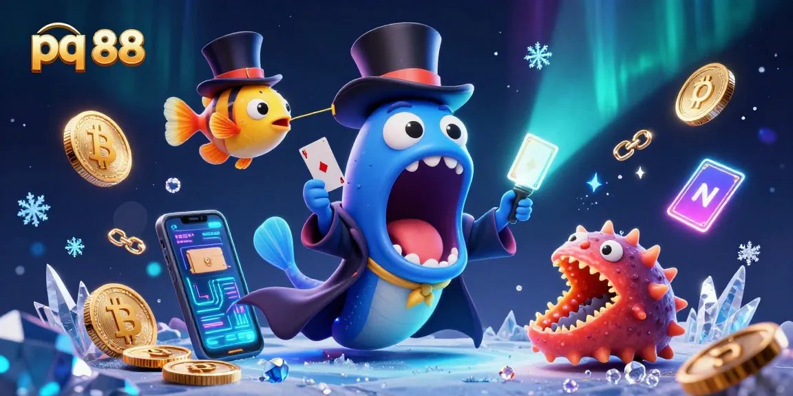 Engaging scene of pq 88 showcasing casino magic with interactive characters and vivid gambling elements.