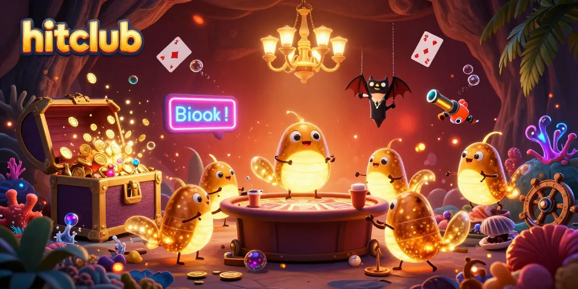 Light up your betting experience at hitclub with vibrant glowworms and shimmering casino treasures.