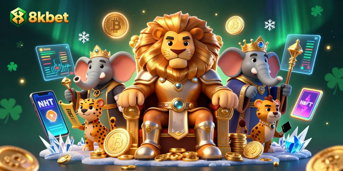 Engage with thrilling games at 8xbet, featuring a majestic lion king, wise advisor, and swift messenger.