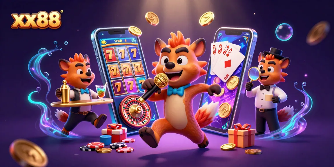 Experience the vibrant casino scene with xx88 as hyenas entertain and offer thrilling games.