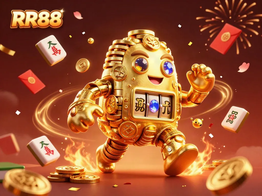 Experience the excitement of RR88 with vibrant casino elements and dynamic graphics.