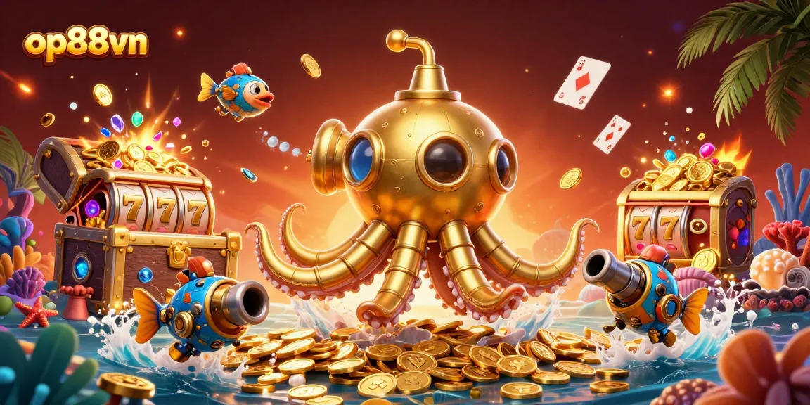Spin the reels and win big at op88vn with exciting slots and golden treasures underwater!