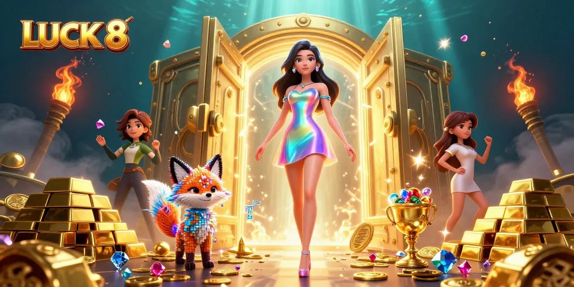 Experience thrilling gameplay at LUCK 8 with vibrant casino elements and enchanting visuals.