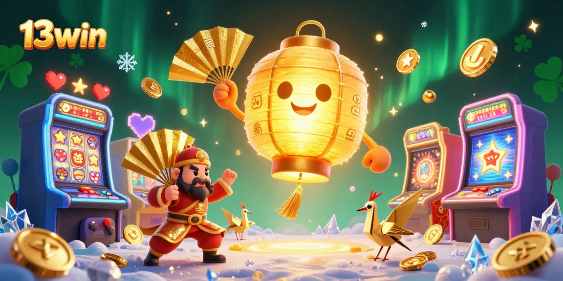 13win offers thrilling slot game adventures with vibrant visuals and dynamic characters.