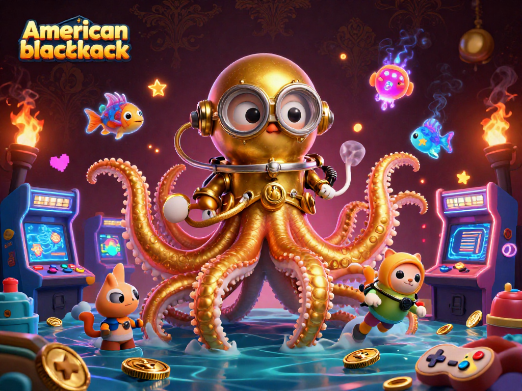 Engage with american blackjack gameplay featuring vibrant arcade elements and enchanting characters.