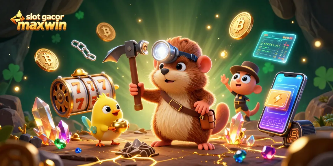 Experience the thrill of winning with slot gacor maxwin games in an enchanting 3D illustration.