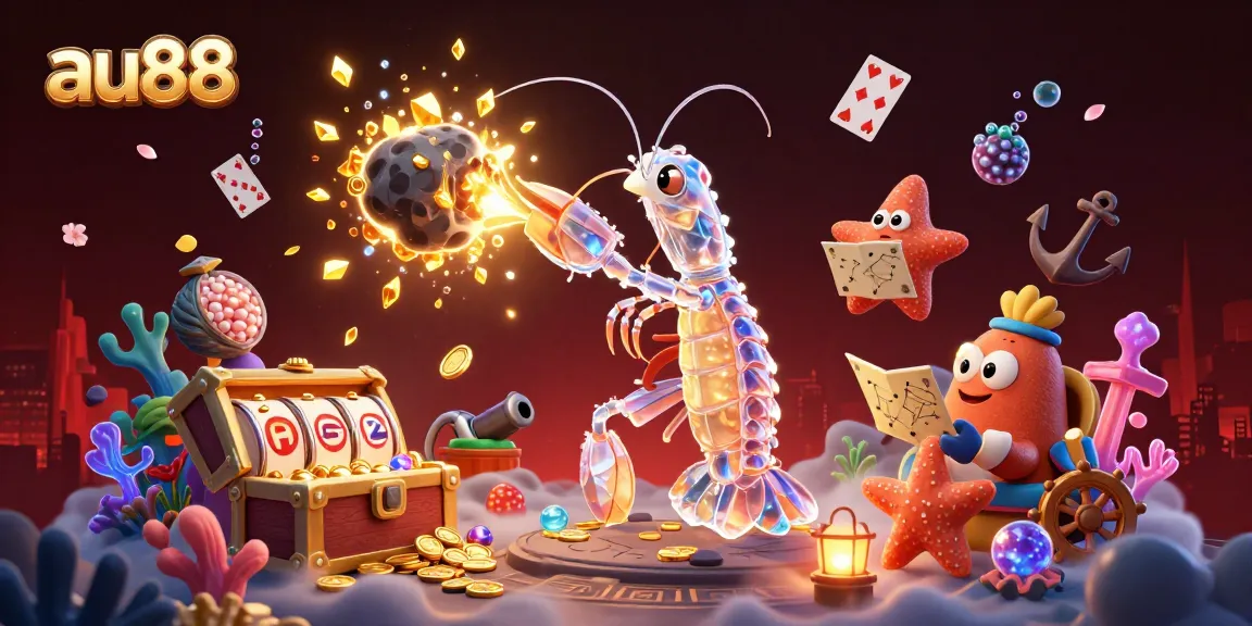 Experience the excitement with the au88 gaming universe featuring mythical characters amidst dazzling gold coins and immersive slot elements.