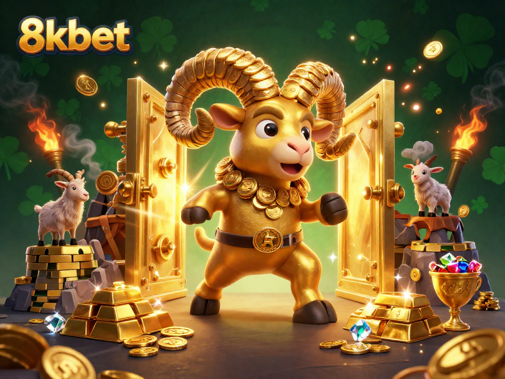 Experience thrilling wins at 8kbet with vibrant golden treasures and dynamic gameplay elements.