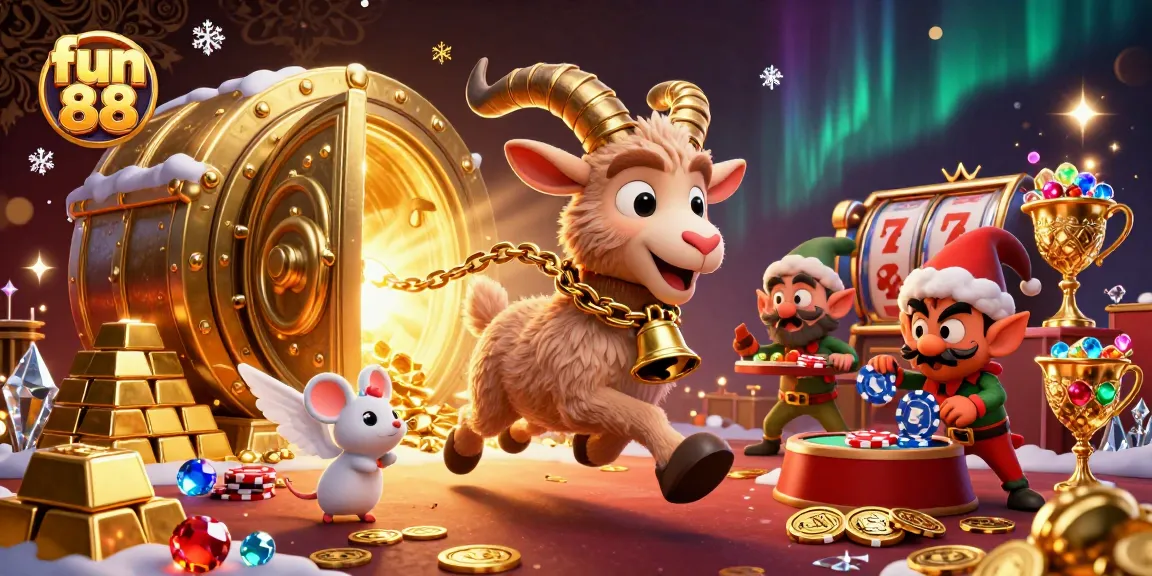 Join the fun 88 action as gremlins steal poker chips in a vibrant casino scene.
