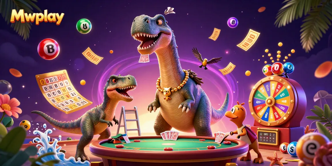 Win big at Mwplay with our vibrant, engaging 3D casino scene featuring animated characters and dynamic game elements.