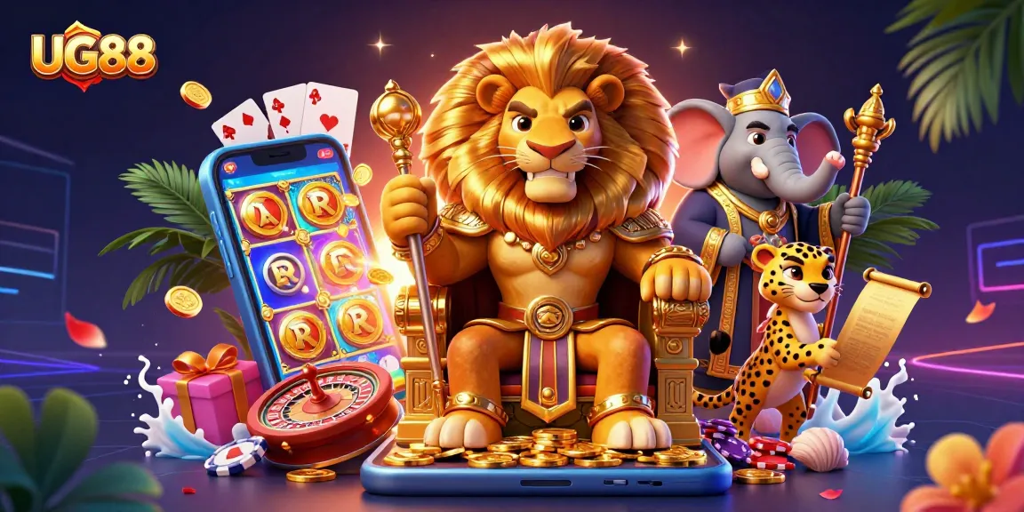 Engage with UG88’s exclusive casino experience with vibrant characters and dynamic gaming elements.