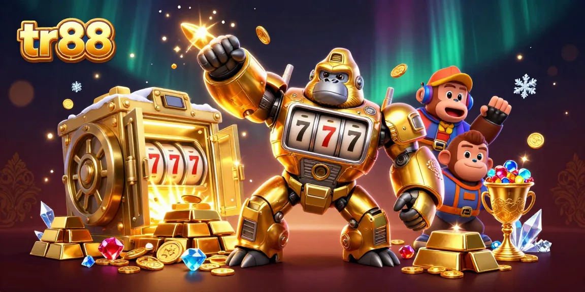 Experience thrilling action in TR88’s casino world with vibrant golden treasures and games.