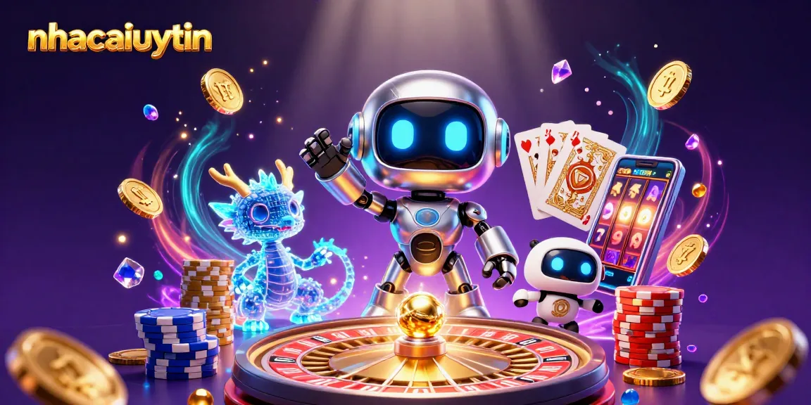 Experience thrilling online gambling with nhacaiuytin showcasing vibrant gaming elements and engaging characters.