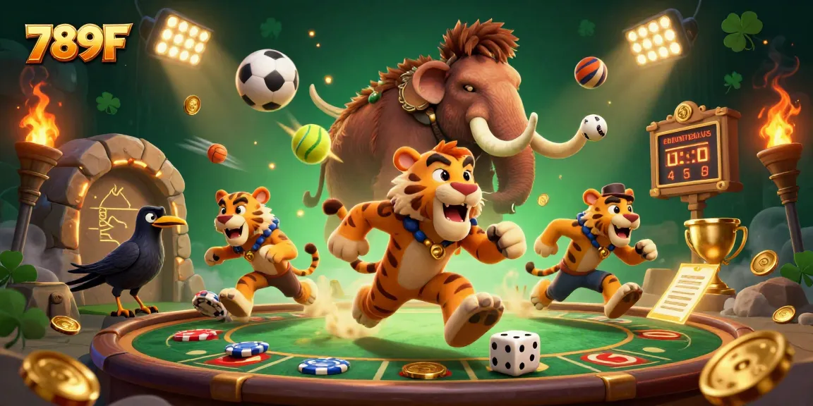 Experience the thrill of 789F with dynamic sports betting elements and vibrant casino activities.