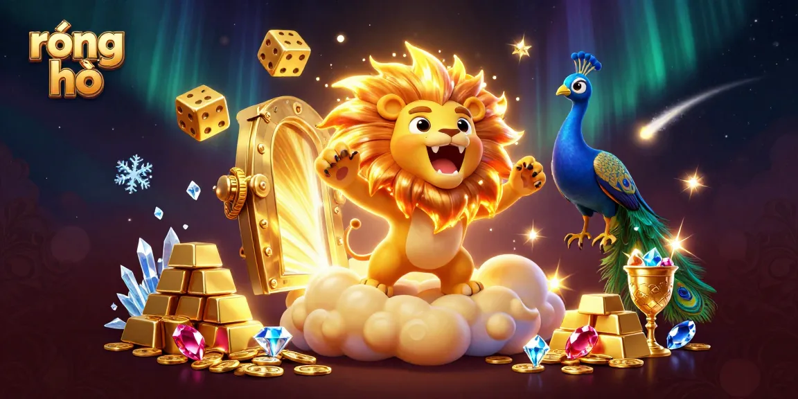 Experience rồng hổ action with vibrant visuals of winning moments in a thrilling casino game scene.