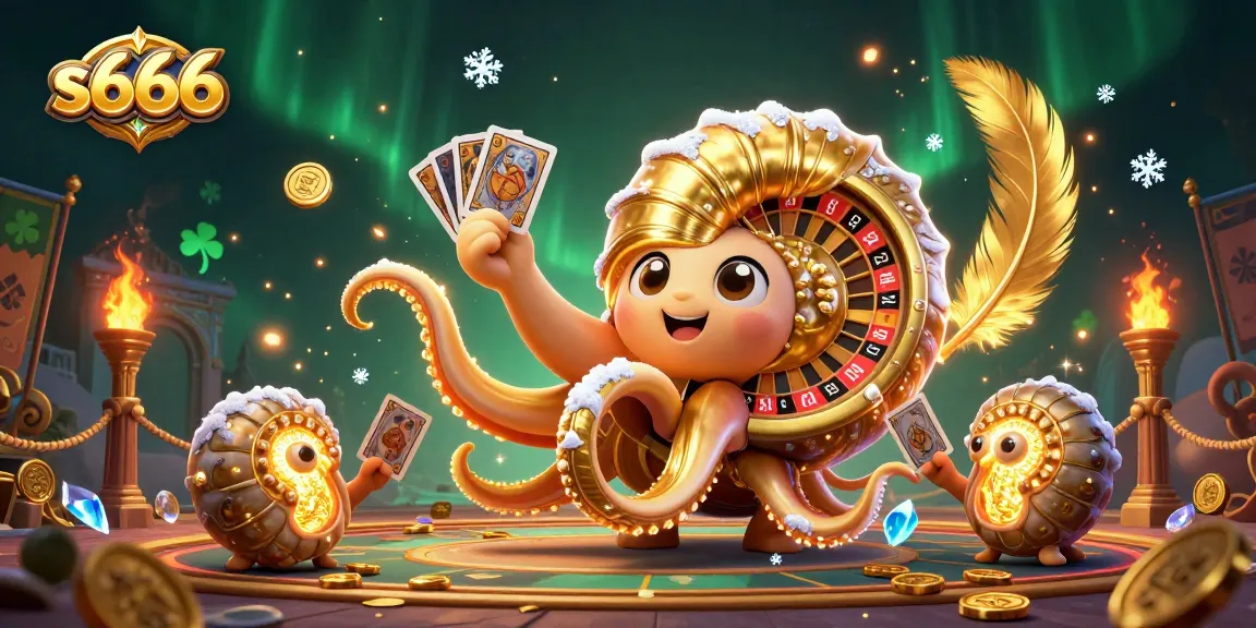Experience high-stakes action at s666 with a dazzling 3D nautilus roulette, cards, and glowing treasures.
