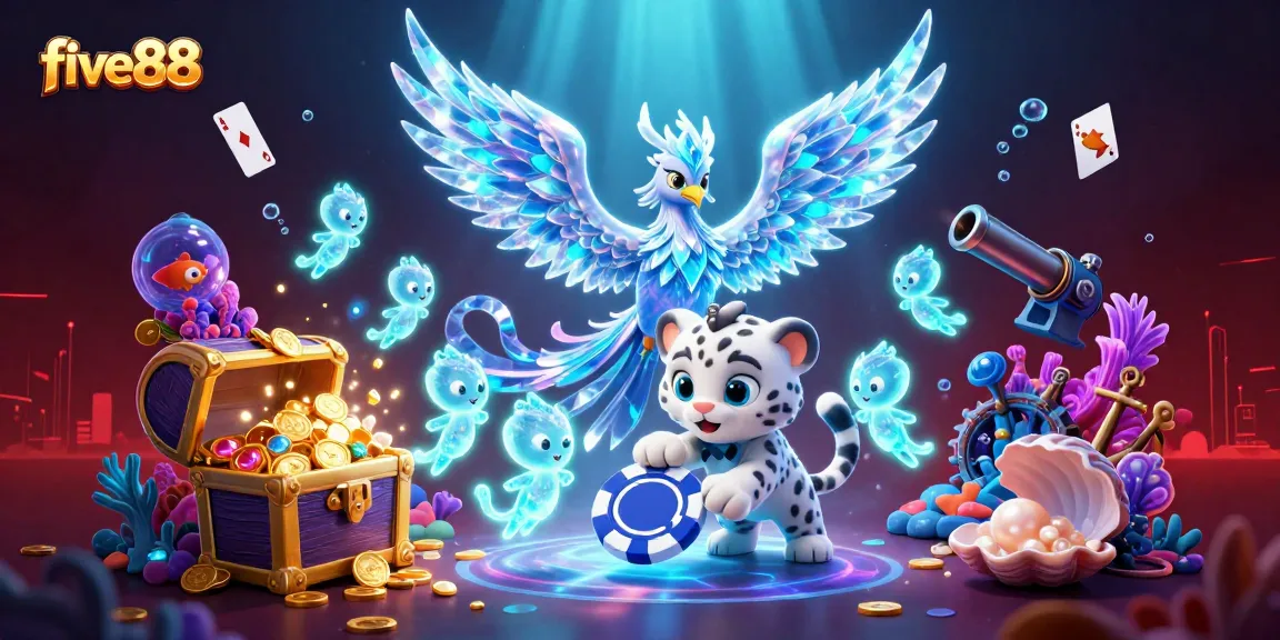 Engage in thrilling gameplay at five88 with dynamic casino elements and vibrant characters.
