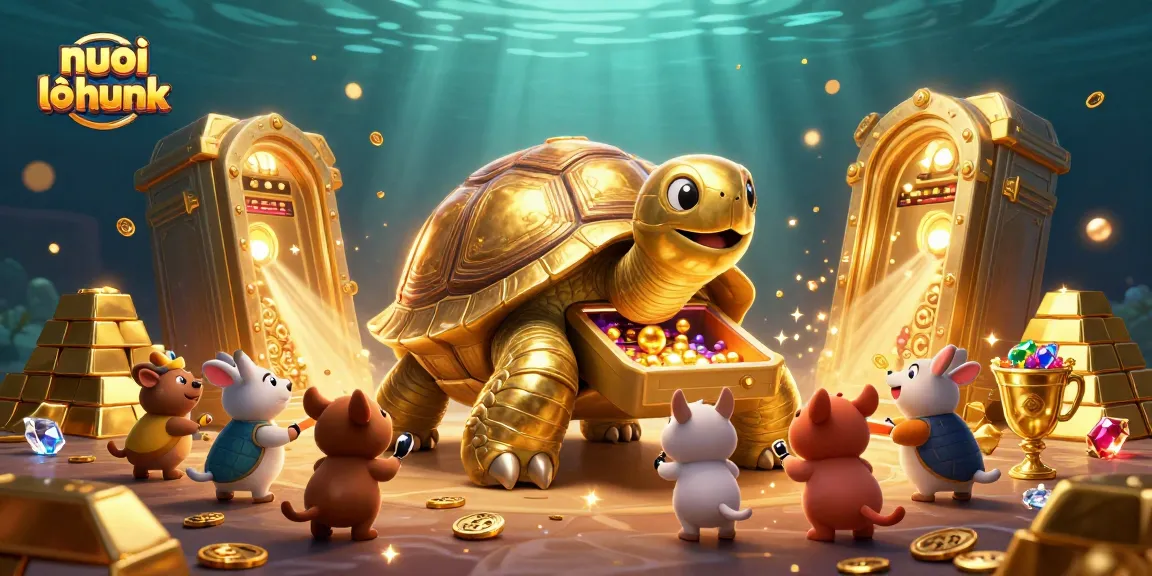 Engage in exciting gaming with nuôi lô khung while enjoying a vibrant casino atmosphere featuring golden treasures.