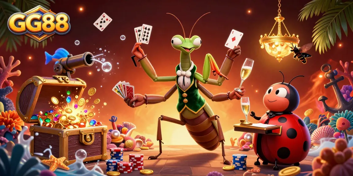 Engage with vibrant GG88 casino adventures featuring unique 3D characters and dynamic gaming elements.