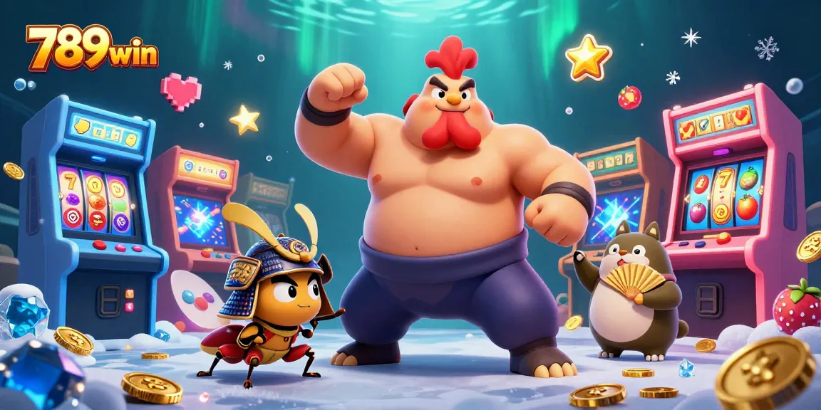 Experience thrilling gaming with 789win featuring dynamic characters and vibrant casino elements.