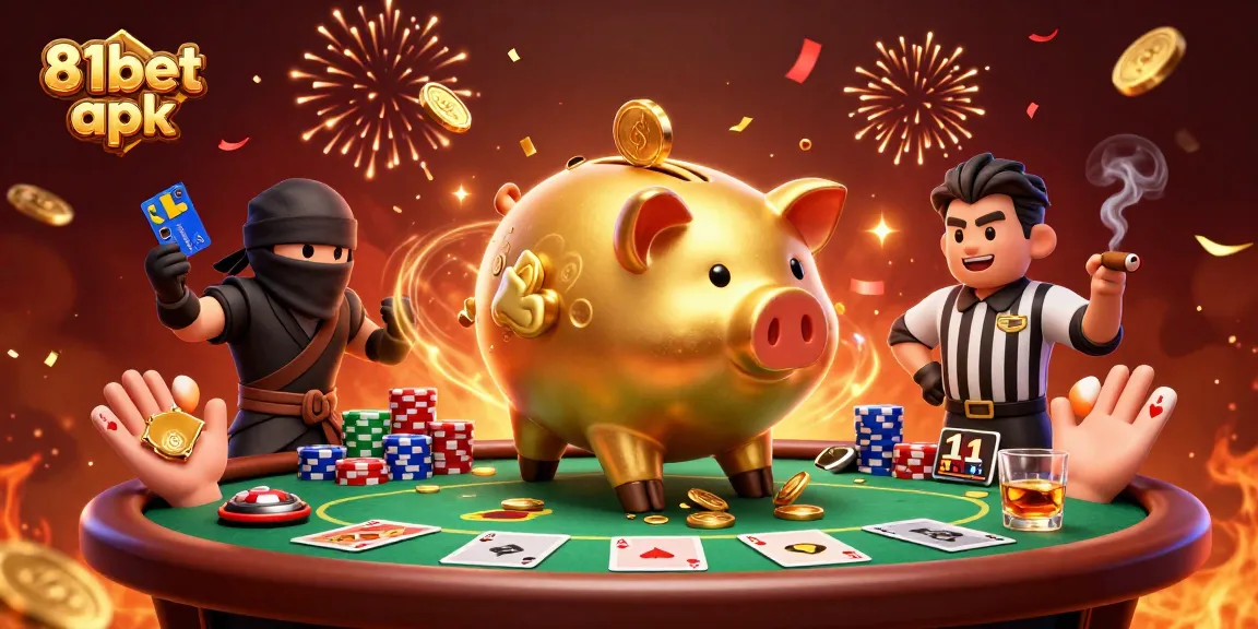 Experience exciting gaming with the 81bet apk, featuring a vibrant casino scene with engaging characters.