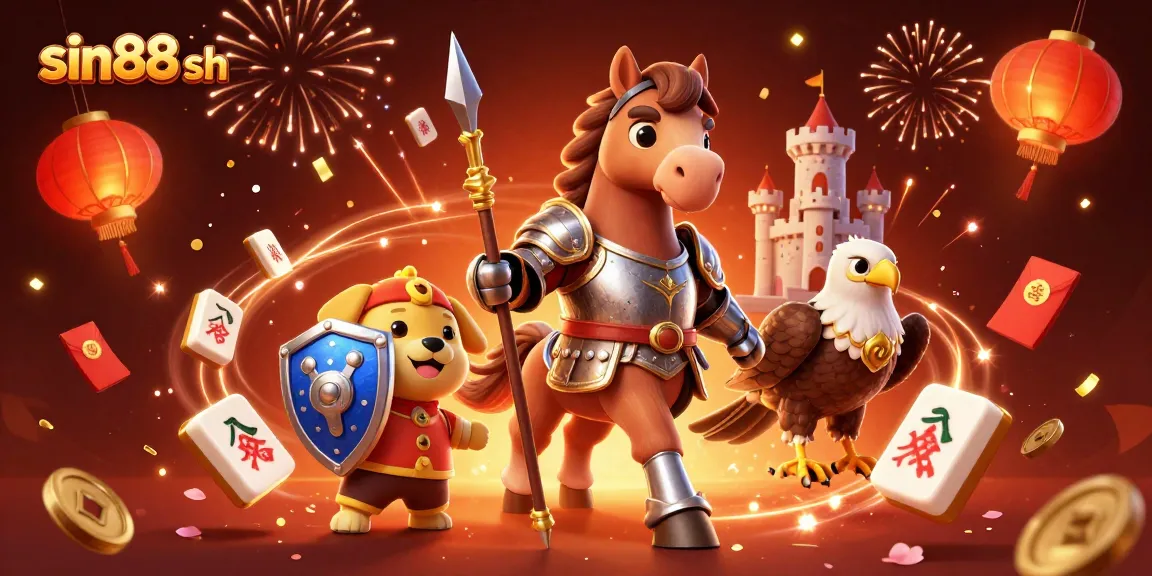 Experience thrilling wins at sin88 sh in this vibrant celebration scene of medieval characters.