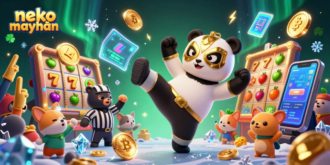 Neko may mắn reveals the excitement of slots with a kung fu panda in action.