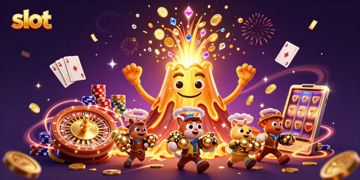 Spin slot reels like never before with this vibrant casino scene filled with treasures and excitement.