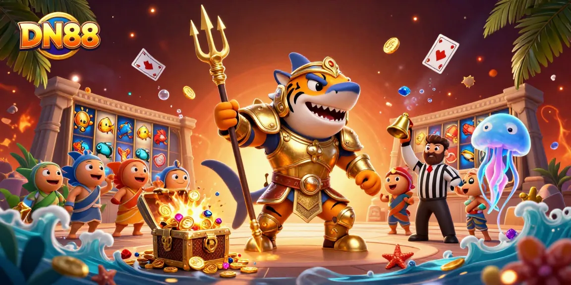 DN88 offers thrilling casino experiences elevating gameplay with captivating visuals and exciting underwater themes.