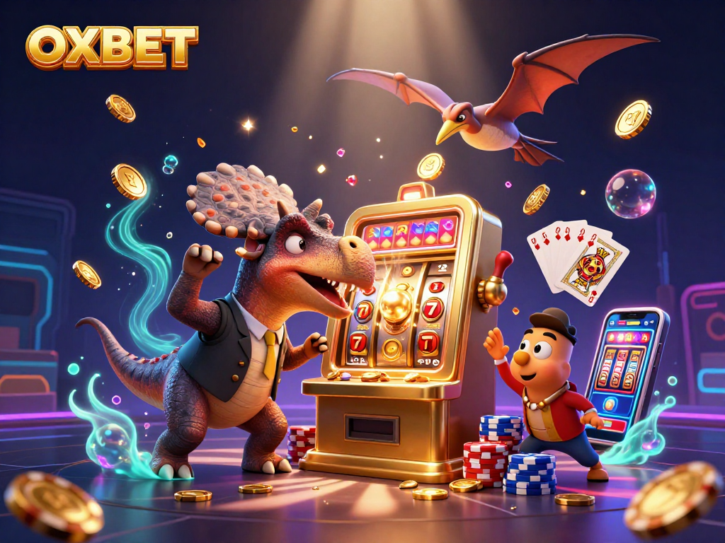 OXBET offers exhilarating casino action where a pachycephalosaurus wins jackpots.