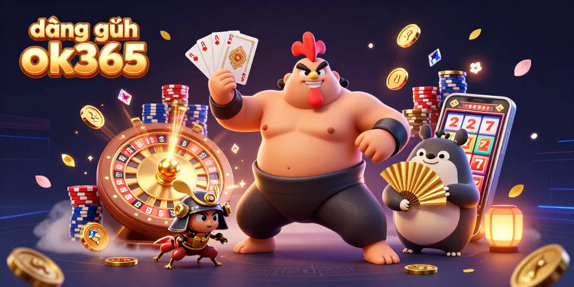 Engage in the vibrant world of đăng ký ok365 with powerful characters showcasing thrilling casino elements.